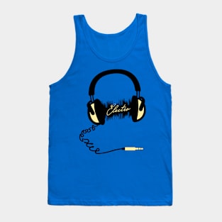 Headphone Audio Wave - Electro Tank Top